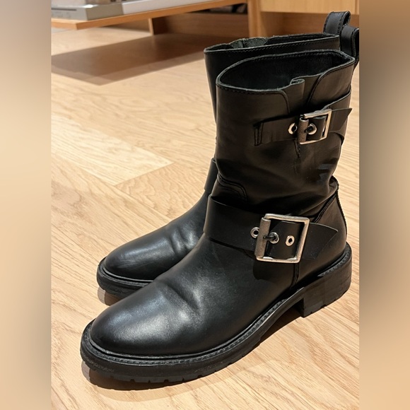 Rag & Bone Cannon Buckle leather boots - Picture 4 of 7